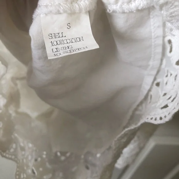 Joe’s Jeans Vienna white romper size small - Picture 9 of 9